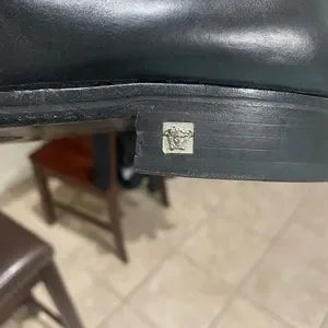 Versace | Shoes | Versace Mens Shoesboots Size 1 Leather  display picture 2